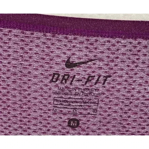Nike Women’s Medium Dri-Fit Purple Running Shirt Very Good Condition - Picture 3 of 6